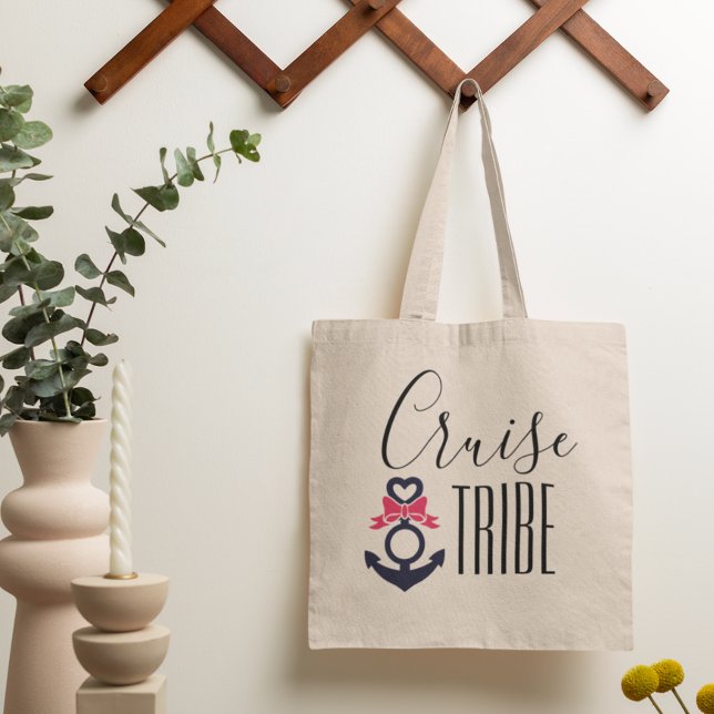 Cruise Tribe Girl's Trip Bachelorette Vacation Tote Bag (Creator Uploaded)