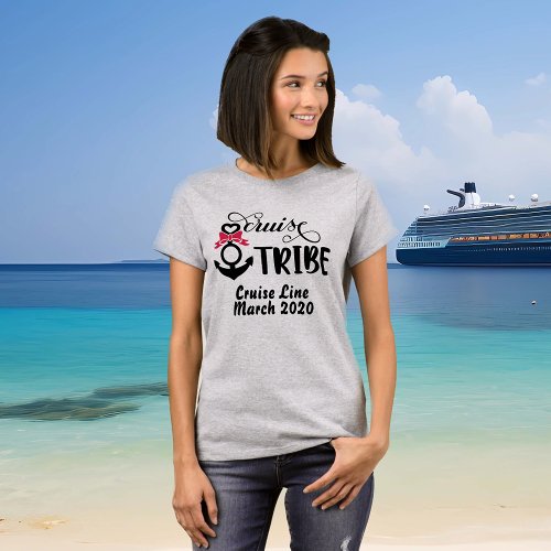 Cruise Tribe Girls Trip Weekend Bachelorette T_Shirt