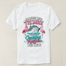 Cruise Trouble Flamingo Fun Graphic