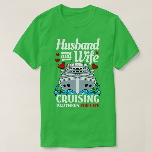 Cruise Vacation Couple Essential TShirt (Design Front)