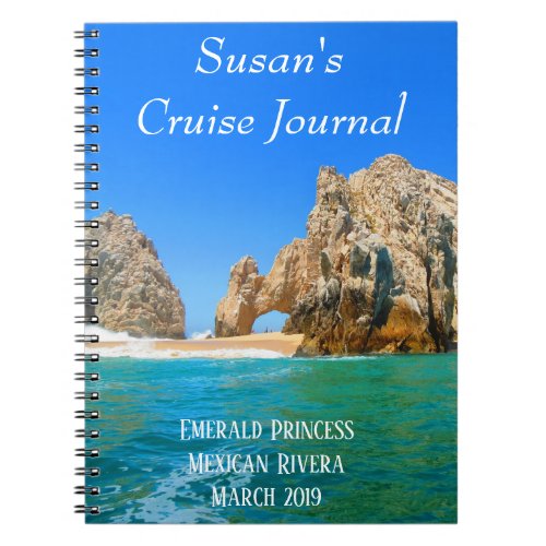Cruise Vacation Journal Notebook Mexico Beach