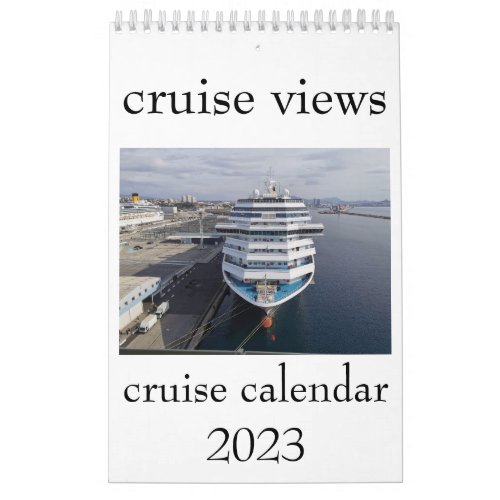 Cruise views calendar