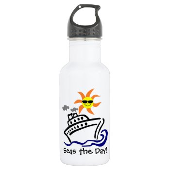 Cruised Themed Water Bottle 18oz by cruise4fun at Zazzle