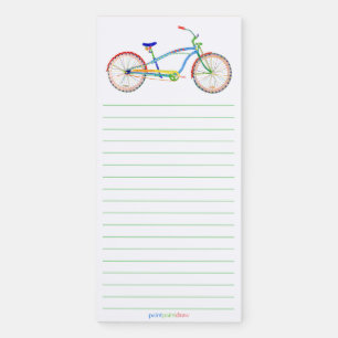 Cruiser Bike Magnetic Notepad