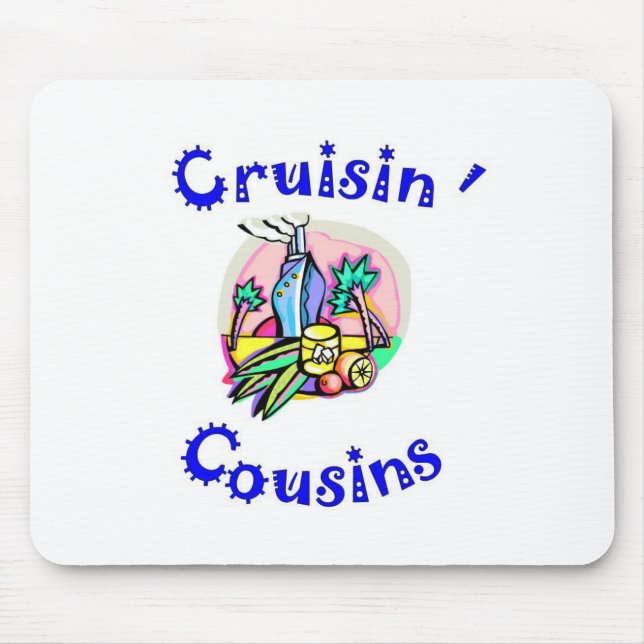 cruisin' cousins mousepad (Front)