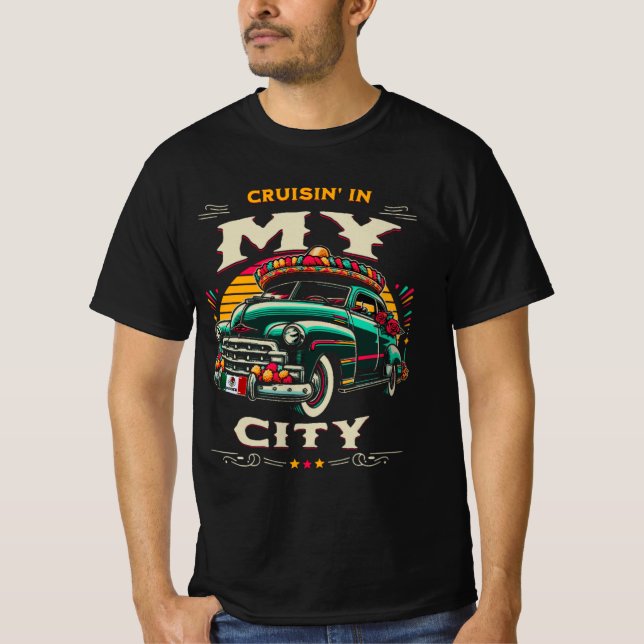 Cruisin' Mex Mens T-Shirt (Front)