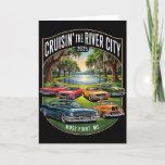 Cruisin The River City 2025 Moss Int Ms Clic Car D Card