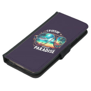 Cruisin' Through Paradise: Tropical Escape Vibes 1 Samsung Galaxy S5 Wallet Case