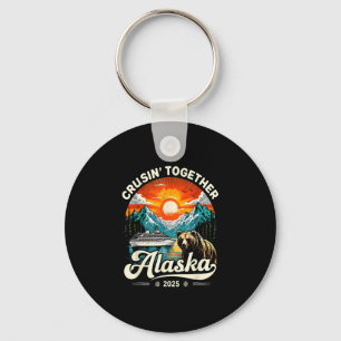Cruisin Together Alaska 2025 Cruise Family Trip Keychain