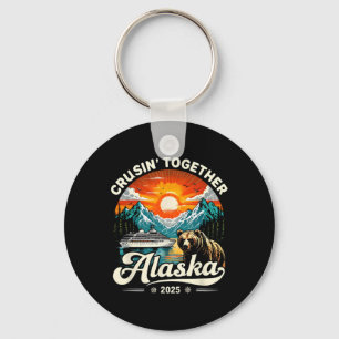 Cruisin Together Alaska 2025 Cruise Family Trip Keychain