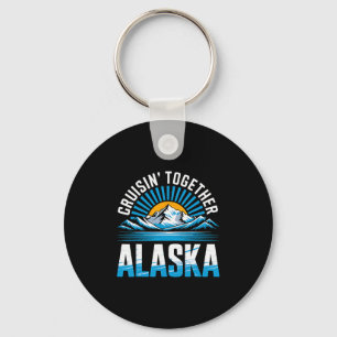 Cruisin' Together Alaska Cruise Ship Vacation Keychain