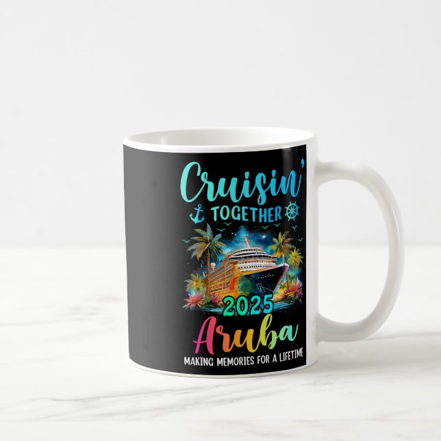 Cruisin' Together Aru 2025 Family Cruise Vacation  Coffee Mug (Right)
