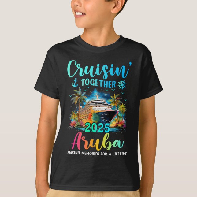 Cruisin' Together Aru 2025 Family Cruise Vacation  T-Shirt (Front)