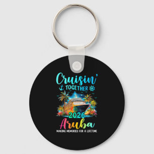 Cruisin' together aruba 2026 family cruise keychain