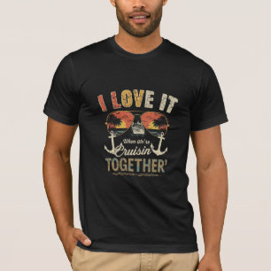 Cruisin Together Cruise Vacation Design T-Shirt