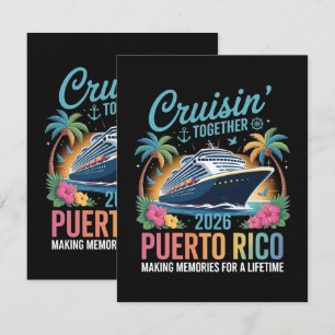 Cruisin' Together Puerto Rico 2026 Thank You Card