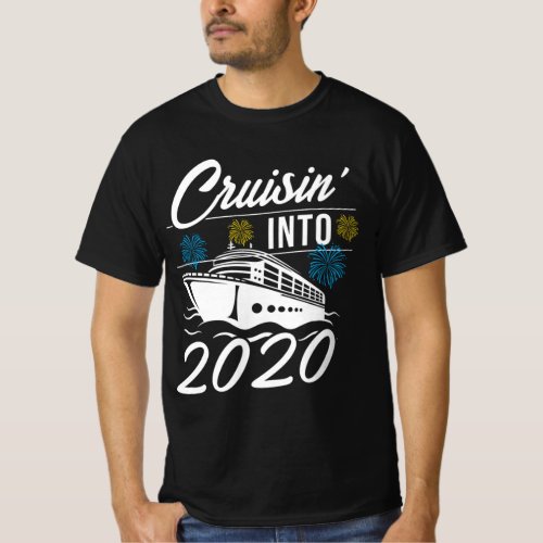 Cruising 2020 New Years Ocean Adventure Cruise Gif T_Shirt