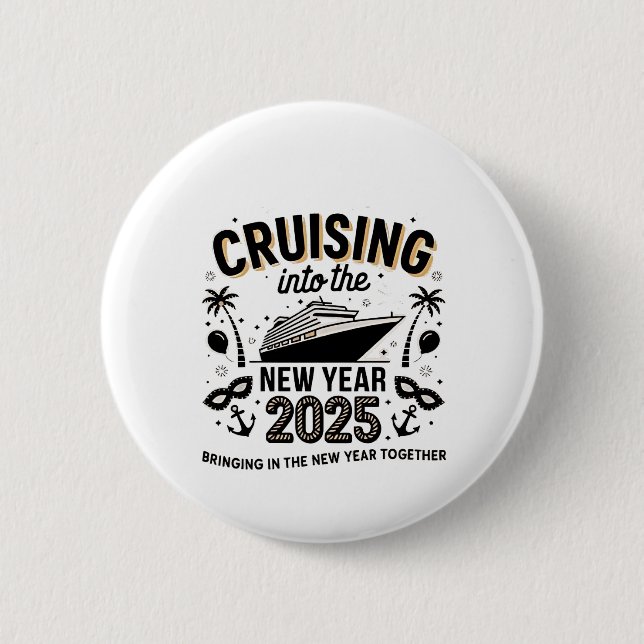 Cruising 2025 Making Memories Together Family  Button (Front)