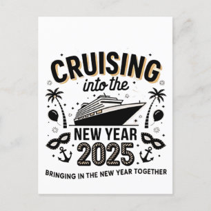 Cruising 2025 Making Memories Together Family Invitation Postcard