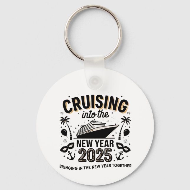 Cruising 2025 Making Memories Together Family  Keychain (Front)