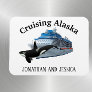 Cruising Alaska Orca Killer Whale Ship Magnet