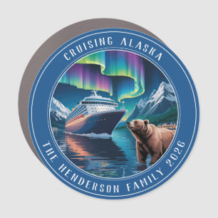Cruising Alaska Ship Door Marker Magnet