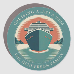 Cruising Alaska Ship Door Marker Magnet