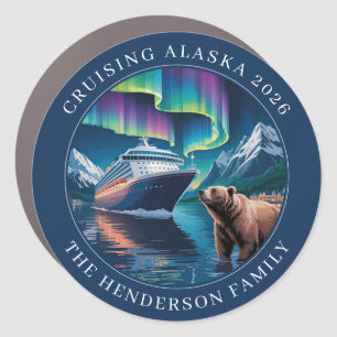 Cruising Alaska Ship Door Marker Magnet