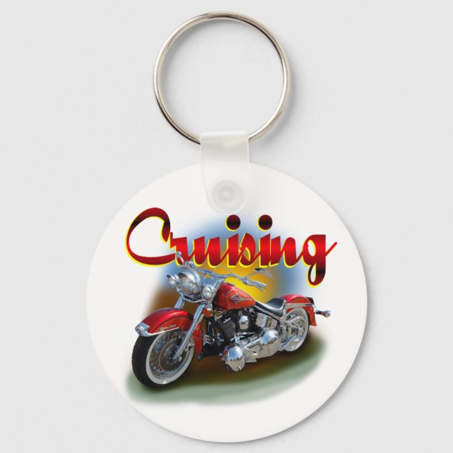 Cruising bike keychain (Front)