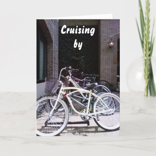 CRUISING BY GET WELL WISHES CARD