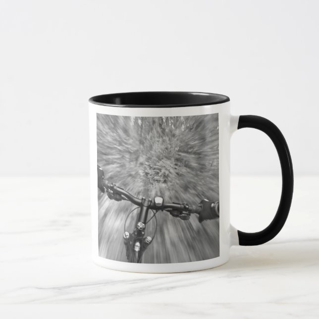 Cruising down a buff section of singletrack mug (Right)