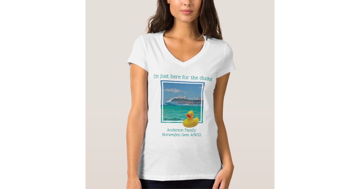 Cruising duck family cruise shirt | Zazzle