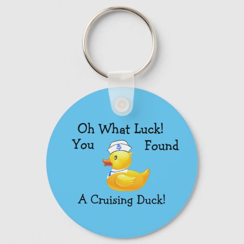 Cruising Duck  Keychain