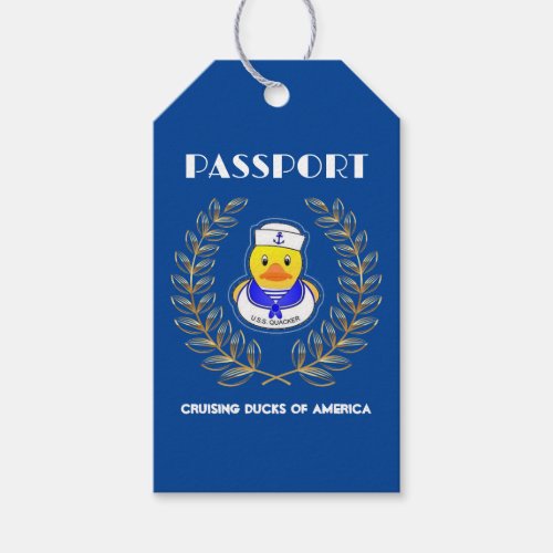 Cruising Duck Passport Tags