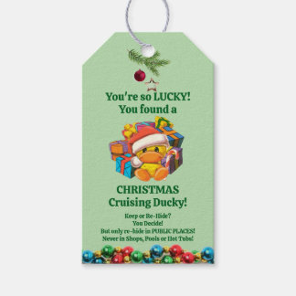 Cruising Duck Tags Christmas