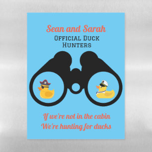 Cruising Ducks Door Magnet Magnetic Dry Erase Shee Sheet