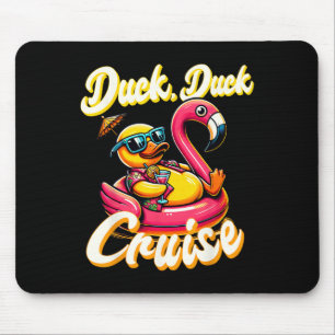 Cruising Ducks Duck Duck Cruise Family Vacation Ru Mouse Pad