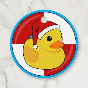 Cruising Ducks Hide and Seek Christmas Cruise Favor Tags