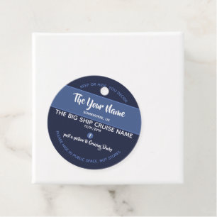Cruising Ducks Personalized Favor Tags