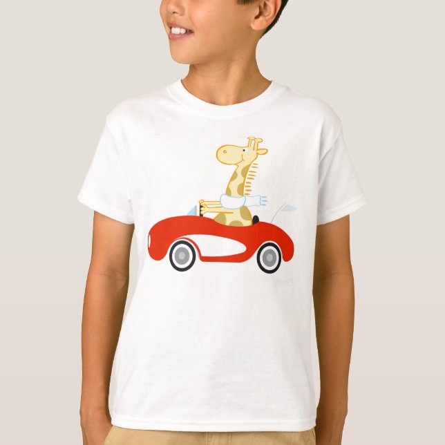 Cruising Giraffe T-Shirt (Front)