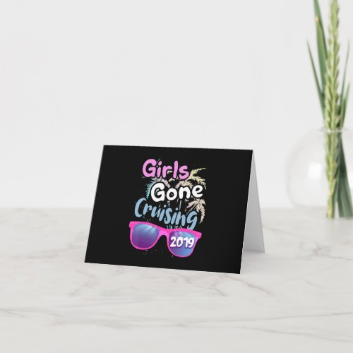 Cruising  Girls Gone Cruise Vacation 2019 Trip Card