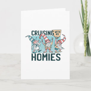 Cruising gnomes card