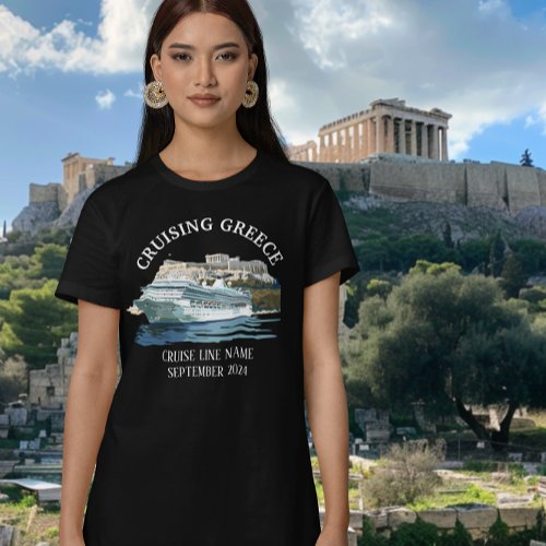 Cruising Greece Acropolis Athens Greek T_Shirt