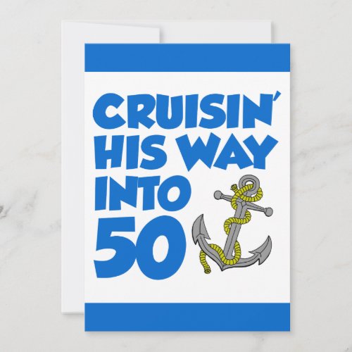 Cruising His Way Into 50 Invite