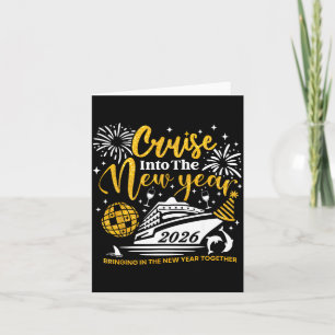 Cruising Into 2026 New Year Matching Family Cruise Card