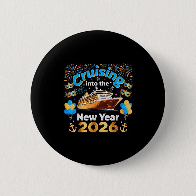 Cruising Into 2026 New Year’s Eve Cruise Vacation  Button (Front)