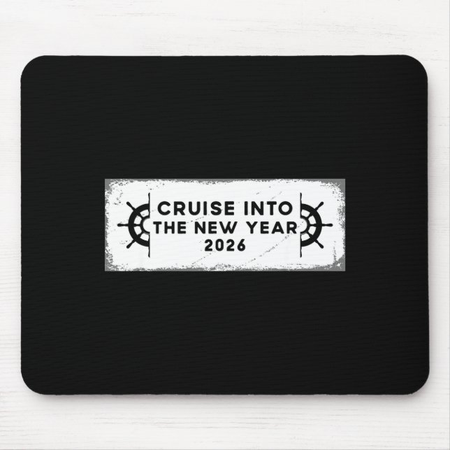 Cruising Into 2026 New Years Eve Party Favors Fami Mouse Pad (Front)