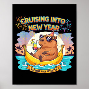 Cruising Into 2026 New Years Eve Party Matching Fa Poster