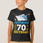 Cruising Into My 70 Birthday Party Boy T-Shirt<br><div class="desc">Cruising Into My 70 Year Old Birthday Party 70th B-Day Funny design Gift Tee Boy T-shirt Classic Collection.</div>