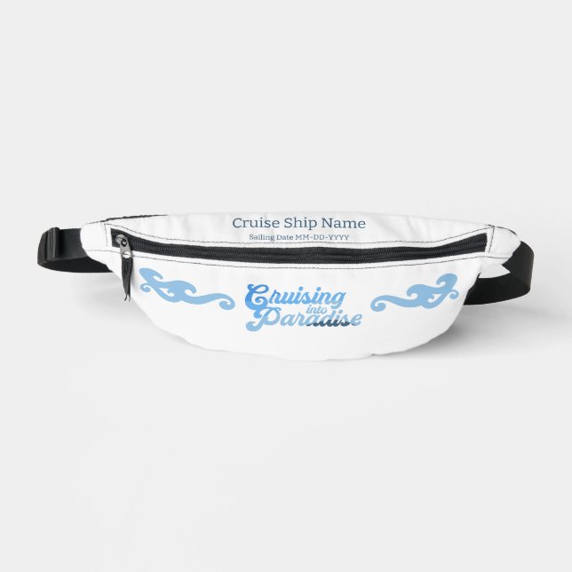 Cruising into Paradise Fanny Pack (Front)